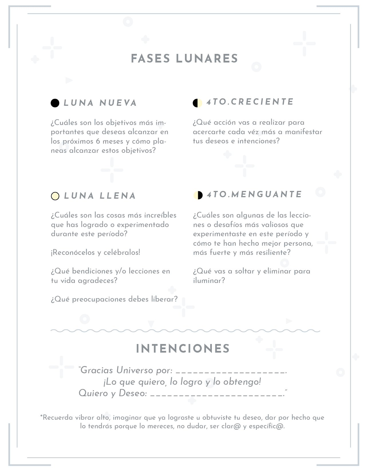 Calendario Lunatico Fases