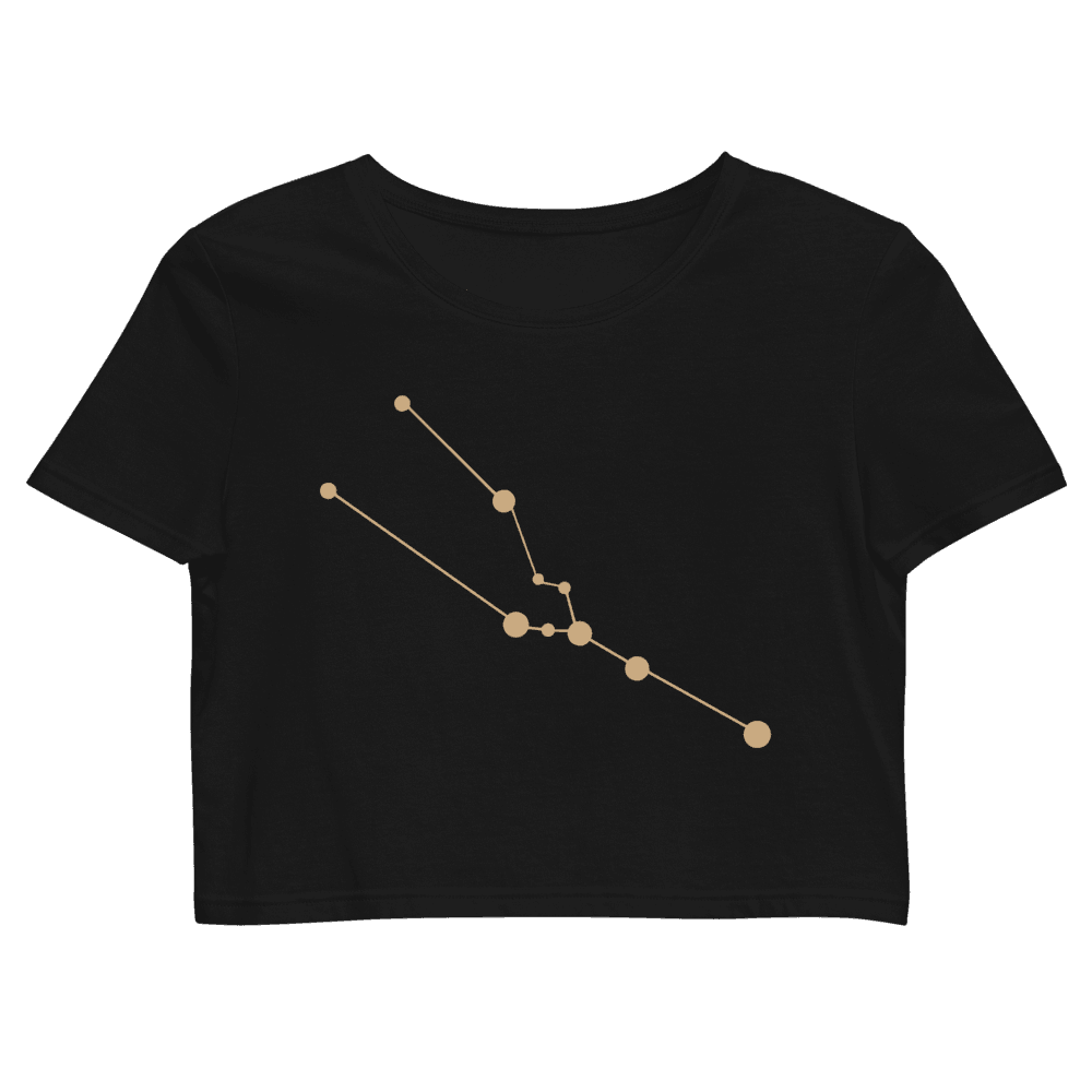Crop top orgánico Constelación Tauro