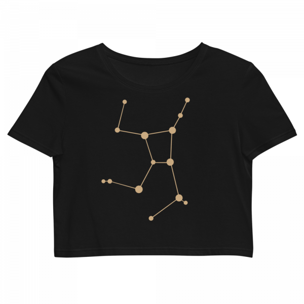 Crop top orgánico Constelación Virgo