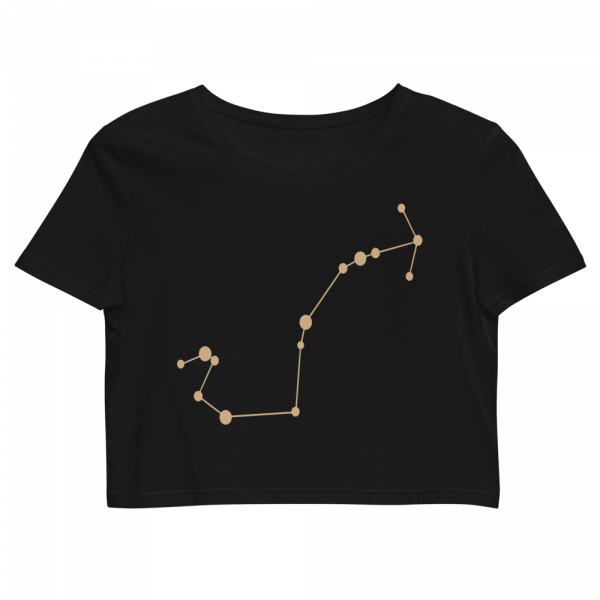 Crop top orgánico Constelación Escorpio