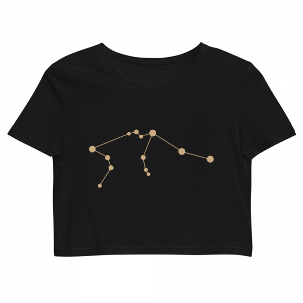 Crop top orgánico Constelación Acuario