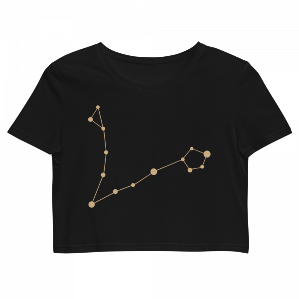 Crop top orgánico Constelación Piscis