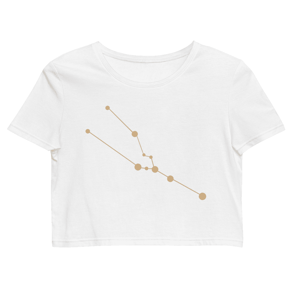 Crop top orgánico Constelación Tauro - Imagen 2